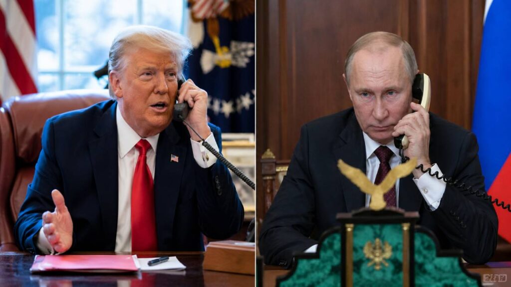 Putin dan Trump Bahas Konflik Global dalam Panggilan 90 Menit