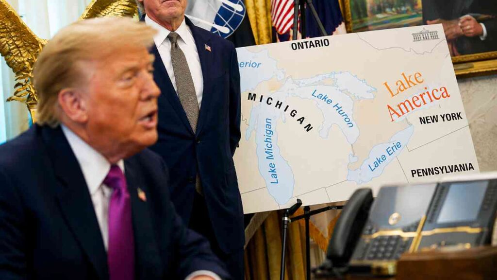 Trump Ubah Danau Ontario Jadi “Lake America”, Kanada Tegas Menolak