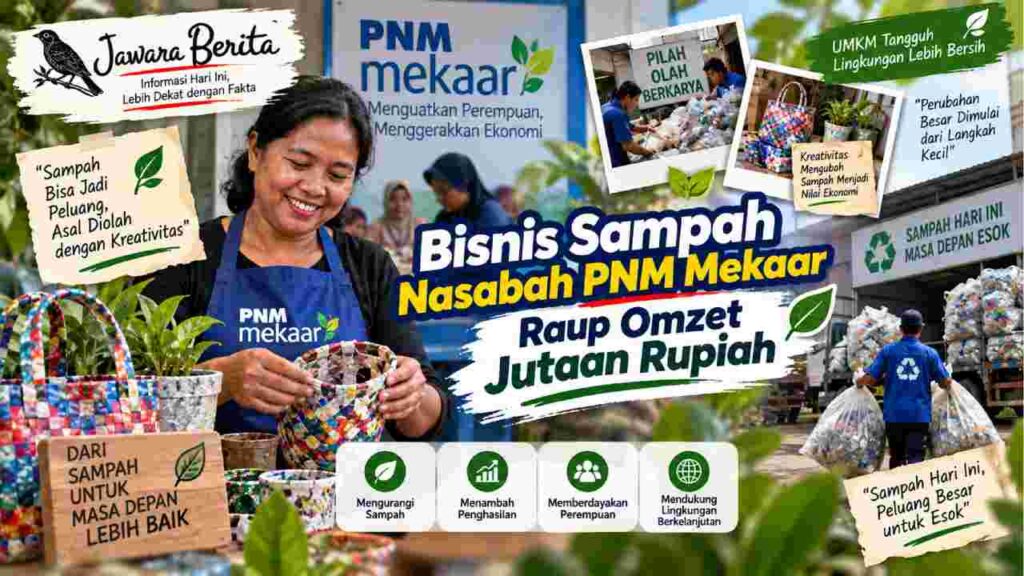 Bisnis Sampah Nasabah PNM Mekaar Raup Omzet Jutaan Rupiah