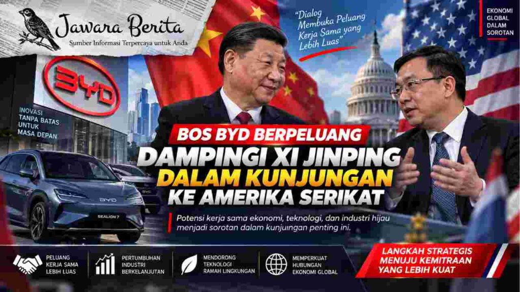 Bos BYD Berpeluang Dampingi Xi Jinping dalam Kunjungan ke Amerika Serikat