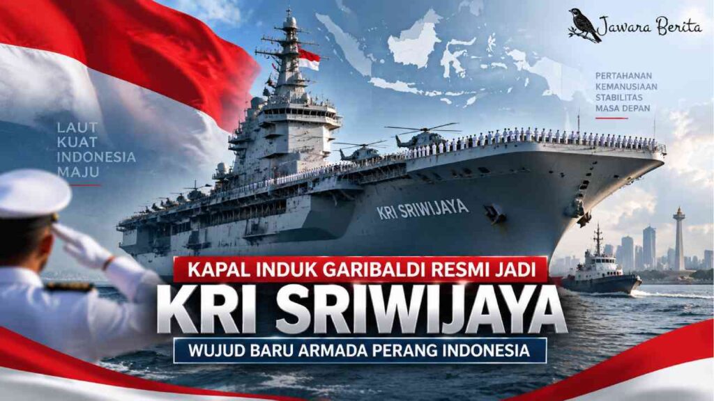 Kapal Induk Garibaldi Resmi Jadi KRI Sriwijaya, Wujud Baru Armada Perang Indonesia