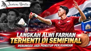 Langkah Alwi Farhan Terhenti di Semifinal, Perunggu Jadi Penutup Perjuangan