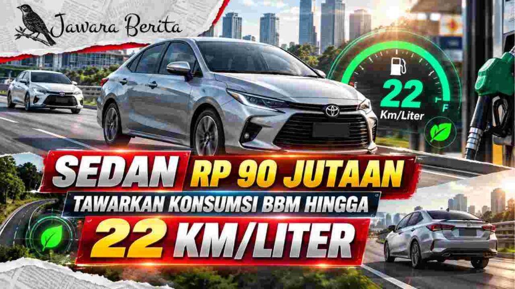 Sedan Rp 90 Jutaan Tawarkan Konsumsi BBM hingga 22 Km/Liter