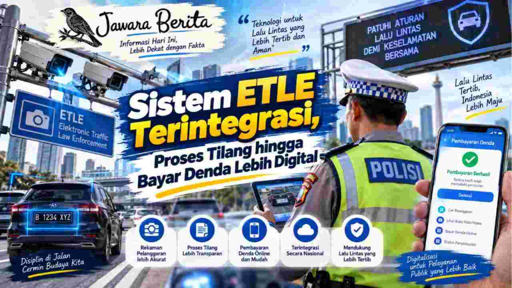 Sistem ETLE Terintegrasi, Proses Tilang hingga Bayar Denda Lebih Digital