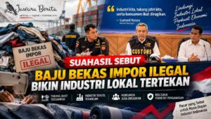 Suahasil Sebut Baju Bekas Impor Ilegal Bikin Industri Lokal Tertekan