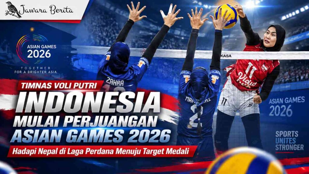 Timnas Voli Putri Indonesia Mulai Perjuangan Asian Games 2026 Hadapi Nepal