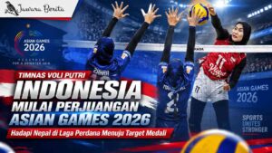 Timnas Voli Putri Indonesia Mulai Perjuangan Asian Games 2026 Hadapi Nepal