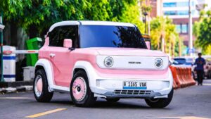 VinFast VF3 Pink Tampil Nyentrik, Konsep Badut Bikin Makin Gemas