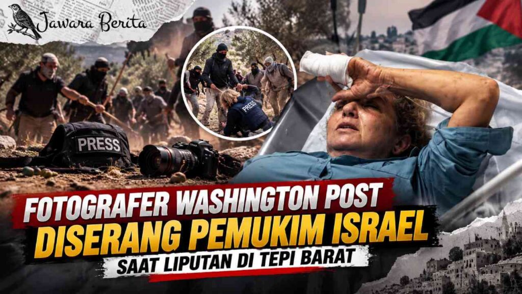 Fotografer Washington Post Diserang Pemukim Israel saat Liputan di Tepi Barat