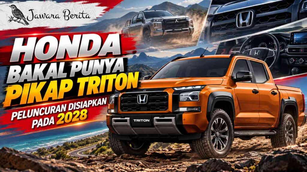 Honda Bakal Punya Pikap Triton, Peluncuran Disiapkan pada 2028