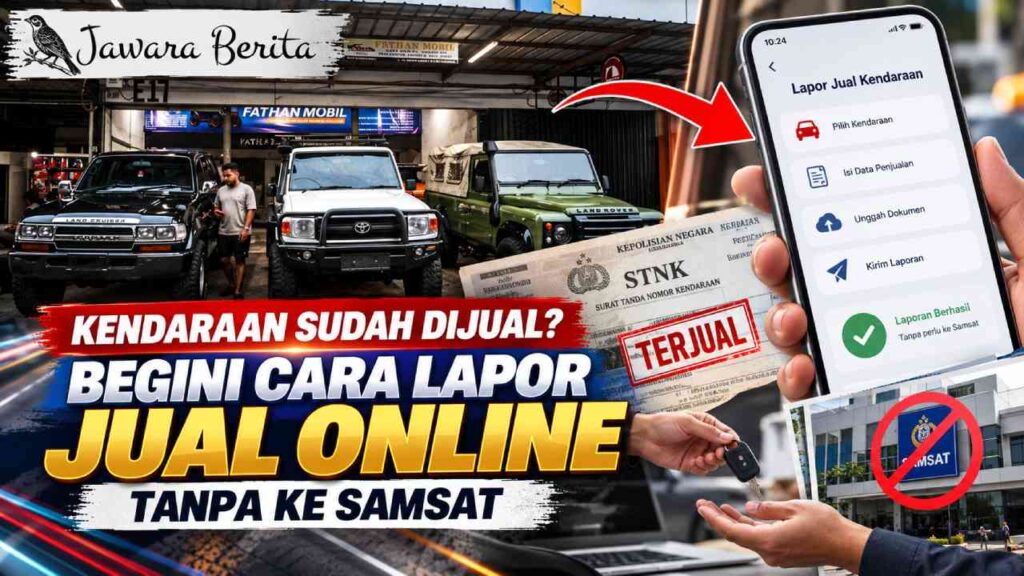 Kendaraan Sudah Dijual? Begini Cara Lapor Jual Online Tanpa ke Samsat