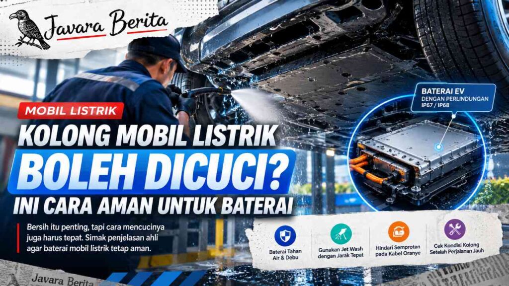 Kolong Mobil Listrik Boleh Dicuci? Ini Cara Aman untuk Baterai