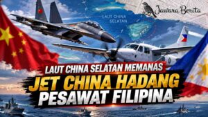 Laut China Selatan Memanas, Jet China Hadang Pesawat Filipina