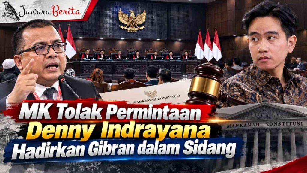 MK Tolak Permintaan Denny Indrayana Hadirkan Gibran dalam Sidang